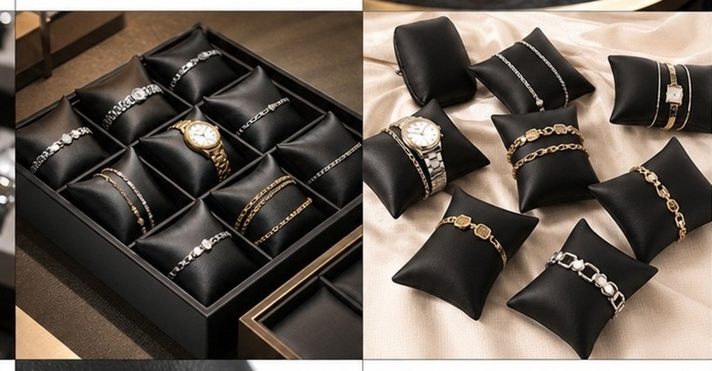Watch Display Box - 12 قطعة من وسائد عرض المجوهرات