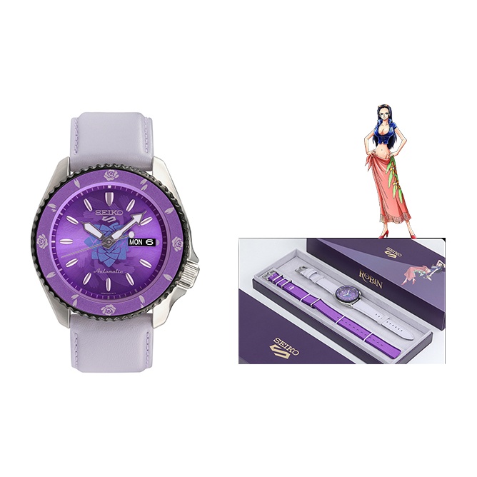 Seiko Watch Prospex - ساعة سيكو 5 بحركة ميكانيكية، حزام