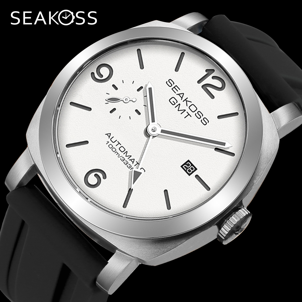 SEAKOSS 10Bar GMT ساعة ميكانيك - مراجعة Seiko Watch Prospex وسعره