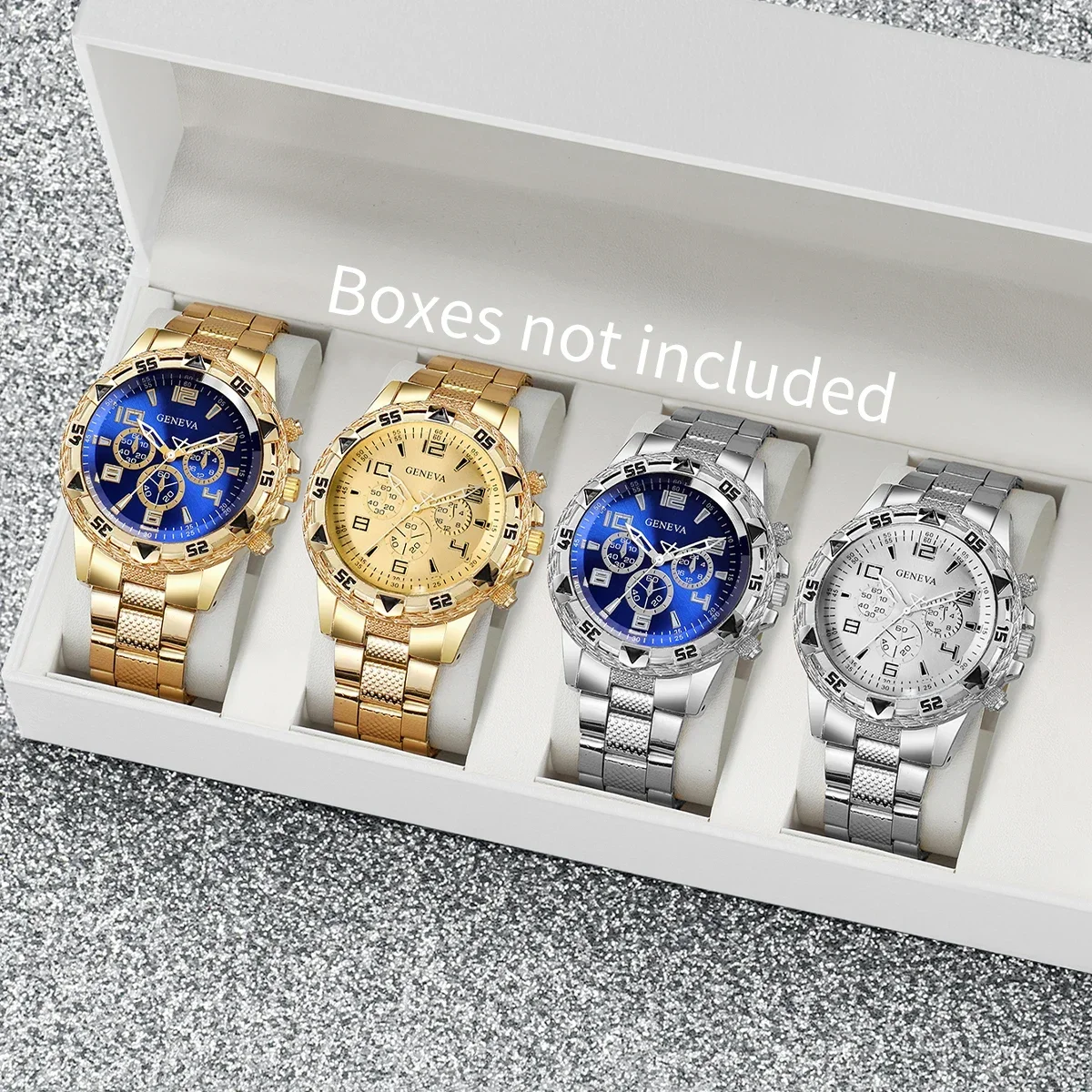 مجموعة من 4 قطع، ساعات رجالية  - مراجعة Jewelry For Watches وسعره