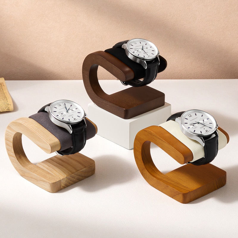 حامل عرض ساعات خشبي جديد من وو - مراجعة Jewelry And Watches Inc وسعره